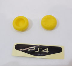 Силиконовый защитный чехол на геймпад PS4 Жёлтый - Pic n 278756