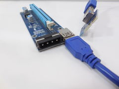 Адаптер Riser PCIe 1x to 16x ver. 007 - Pic n 278928