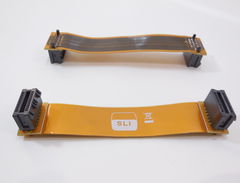 SLI-мост для организации работы двух видеокарт в режиме