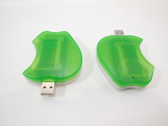 USB Кардридер Compact Flash, В форме зеленого яблока Speed Master