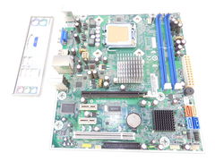 Материнская плата LGA 775 MSI MS-7525 от HP Compaq dx2420 MT G31/ PCI /PCI-E x16 /2xPCI-E x1 /2xDDR2 /4xSATA /Sound /4xUSB /LAN /VGA /mATX Рамка задн