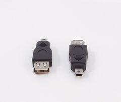 Переходник USB AF — mini-B 5P. USB Female to Mini USB