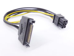 Переходник SATA на 6-pin для видеокарты 19см