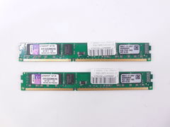 Оперативная память DDR3 8GB KIT Kingston 2x4GB KVR1333D3N9K2/8G DIMM PC3-10600 1333MHz 10666 МБ/с. CL9 1,5В