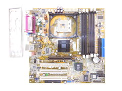 Материнская плата Socket 478 ASUS P4S533-MX SiS 651 + SiS962L, 2xDDR + 2xSDRAM, 2xDDR, AGP, 3xPCI, 2xIDE, 20+4pin, LPT, VGA, 4xUSB, LAN, mATX + Рамка