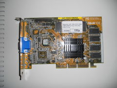 Видеокарт AGP 16Mb ASUS V3800 V3800/16M/PUR Riva