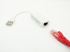 Сетевая карта USB 2.0 Ethernet RJ45 10/100 адаптер для подключения к сети Ethernet