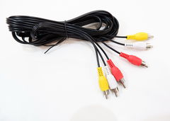 Аудио-видео кабель 3RCA-M на 3RCA-M длинна 3 метра - Pic n 37685