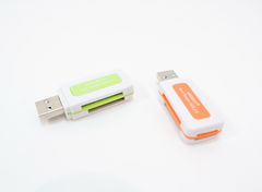 Картридер USB2.0 Orient M2 CR-011, microSD, TF, SD, MS, 