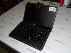 Чехол с клавиатурой для планшета 7" + стилус /Высококачественная искусственная кожа /Компактный и ультратонкий дизайн /80-кнопочная клавиатура USB Совместим с UMPC/MID/PPC/ноутбук и ПК /Только латинские буквы