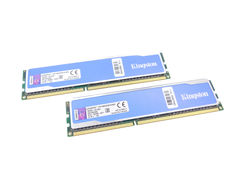 Память DDR3 8Gb KIT (2х4Gb) Kingston Hyper blu