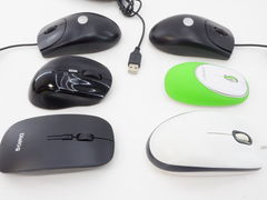 USB Мышь оптическая Б/У проводная в ассортименте - Pic n 252409