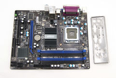 Материнская плата MSI G41M-P33 Combo Socket 775 G41, 2xDDR2, 2xDDR3, 4x SATA, IDE, 2xPCI, PCI-e x16, LAN, VGA, 4xUSB, COM, LPT, 24+4, Рамка задних пор