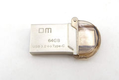 Флэш-накопитель 64GB USB3.0 + Type-C DM PD01