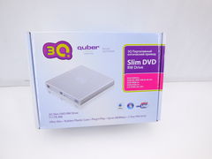 Кейс для привода 3Q Box DVD USB Quber White