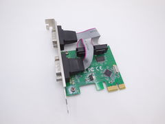 Контроллер PCI-Express Orient DW-CH382L COM контроллер 2xCOM, чип CH382L