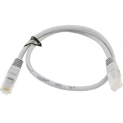 Патч-корд UTP Cablexpert PP6U-0.5M кат.6, 0.5м, литой, многожильный (серый)