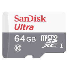 Карта памяти microSDXC UHS-I Sandisk Ultra 64 ГБ - Pic n 296756