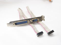 Планка портов ПК COM DB-9 + COM DB-25 pinout для вывода портов COM DB-9 + COM DB-25 pinout наружу