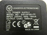 Блок питания AC Adaptor Leader A48120100-C5 /Output: 12V, 1000mA