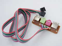 Передняя панель ПК для USB микрофона и наушников - Pic n 299149