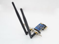 PCI-E Двойной беспроводной Wi-Fi + Bluetooth адаптер для ПК EDUP 2,4 Мбит/с, 802,11/5 ГГц, EP-9619