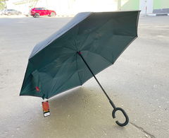 Зонт ветрозащитный с обратным складыванием Grin