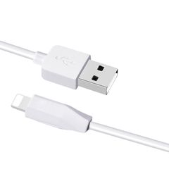 Кабель USB2 Am на Lightning 2.1А белый — 3 метра - Pic n 302249