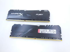 Память DDR4 16Gb KIT (8+8Gb) Kingston HyperX Fury RGB - Pic n 303863