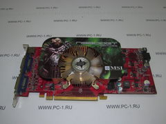 Видеокарта PCI-E MSI (N9800GT-T2D512-OC) GeForce 9800GT /512Gb /256bit /DDR3 /2xDVI /TV-out /Доп. питание 6pin