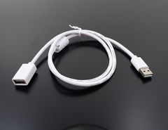 Удлинитель силикон Atcom USB — USB AT3788 0.8м белый