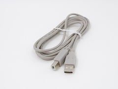 Кабель USB Type A — USB Type B, серый