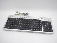 Клавиатура мультимедийная JiiL Aluminium Hardboard Silver USB
