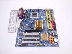 Материнская плата LGA 775 Gigabyte GA-945GZM-S2 LGA775, Intel 945GZ, 2xDDR2, PCI-E x16, HDA, 7.1, microATX, VGA, COM, LPT, mATX Рамка задних портов в