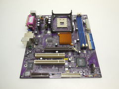 Материнская плата Socket 478 ECS 651C-M Rev. 1.0A (15-H14-011015) Чипсет: SiS 651С + SiS962L Частота шины: 400, 533 МГц/ Без рамки задних портов!