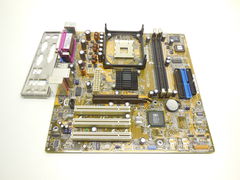 Материнская плата Socket 478 ASUS P4S800-MX S478, SiS 663Lua, 2xDDR, AGP, 2xIDE, microATX + Рамка задних портов