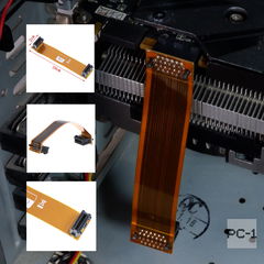 8см. Шлейф объединения видеокарт SLI гибкий Мост ASUS NVIDIA Bridge 26pin. Золотистый. - Pic n 42334