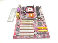 Материнская плата Socket 478 MSI 645E Max-U Чипсет: SiS 645DX + SiS 962L, Частота шины: 400, 533 МГц Intel серии Pentium 4, Celeron