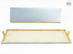 Заглушка для корпуса 5,25" Серебристая. Планка пластмассовая на переднюю панель 5.25 дюйма компьютера, универсальная черная