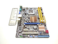 Материнская плата LGA775 ASUS P5KPL-AM SE REV 2.01G Intel G31, 2xDDR2, PCI-E x16, 2xSATA, IDE, 24+4pin, VGA, COM, mATX, заглушка