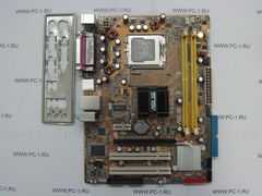 Материнская плата MB ASUS P5GC-MX /Socket 775 /2xPCI /PCI-E x1 /PCI-E x16 /2xDDR DIMM /4xSATA /Sound /SVGA /4xUSB /LAN /LPT /COM /mATX /заглушка