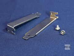 2шт. 80x20x13мм с ребром 2.7мм Низкопрофильная заглушка для корпуса ПК Desktop Mini. Планка для PCI слотов металлическая серебристая