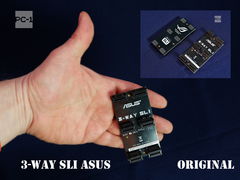 Жесткий Мост 3-way SLI ASUS 85mm для объединения 3-х видеокарт Nvidia Оригинал!