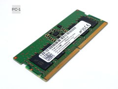 Новый, оригинал! Оперативная память SODIMM 8Gb DDR5 MICRON 5600MHz 44800Мб/с CL46MTC4C10163S1SC56BD1 BF 1,1В PC5-5600B-SC0-1110-XT OEM