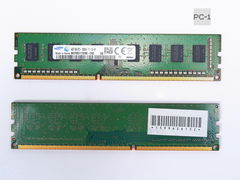 Оперативная память DDR3 8Gb (Kit 2шт. 4+4Gb) Samsung M378B5173QH0-CK0 PC3 12800МБ/с 1600МГц 1,5В Тайминги 11 контактов 240 чипов 8шт