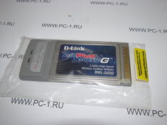 Wi-Fi адаптер PCMCIA D-link DWL-G650M /802.11g, MIMO, 108 Мбит/с /НОВЫЙ