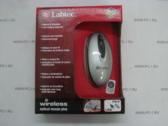 Мышь оптическая беспроводная Labtec Wireless Optical Mouse Plus Silver /USB+PS/2 /800 dpi /цвет: серебристый /RTL /НОВАЯ