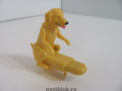 USB игрушка Собака Желтая, поворачивающаяся