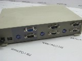 KVM переключатель ATEN Master View (CS-122) 2-port PS/2, COM /позволяет управлять 2 системными блоками с помощью 1 набора монитор/клавиатура/мышь /Без кабелей