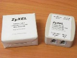 ADSL сплиттер ZyXEL AS6AB EE /AnnexA / B, вход 1xRJ-12 выход 2xRJ-12, ADSL+аналоговый телефон /RTL /НОВЫЙ